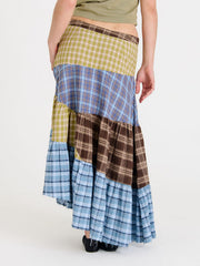 PAIN TARTAN PATCHWORK MAXI SKIRT  - VIA THE RAGGED PRIEST | Only €67.20 | NOW AVAILABLE TO SHOP at IAMINHATELOVE