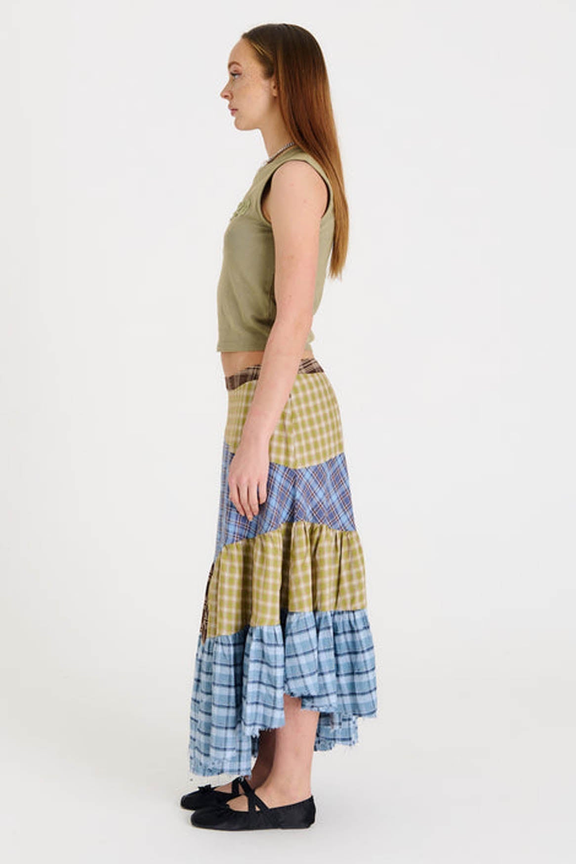 PAIN TARTAN PATCHWORK MAXI SKIRT  - VIA THE RAGGED PRIEST | Only €67.20 | NOW AVAILABLE TO SHOP at IAMINHATELOVE