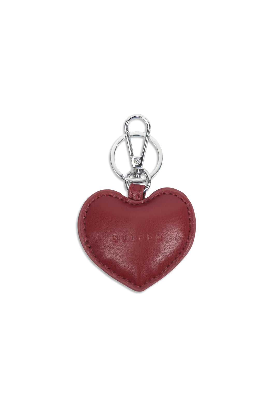 THE SILFEN STUDIO BAG CHARM - RED + BLACK HEART(s)  - VIA SILFEN STUDIO | Only €15 | NOW AVAILABLE TO SHOP at IAMINHATELOVE