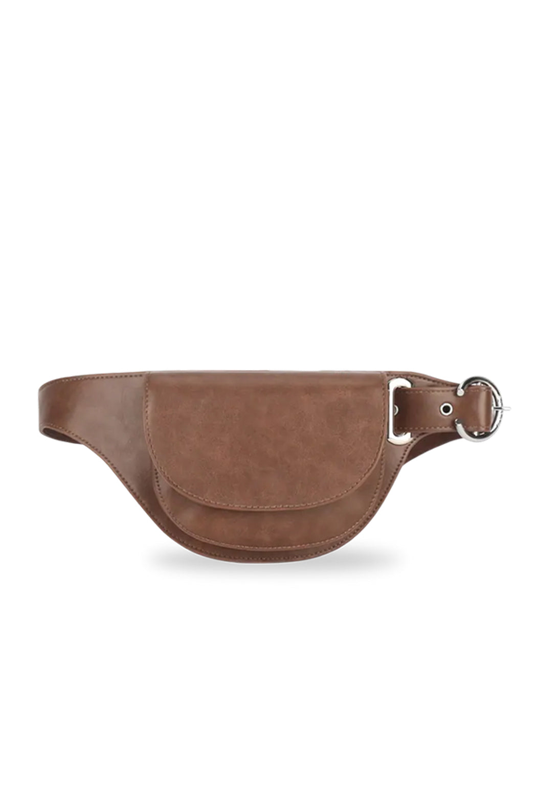 THE ELIZA FESTIVAL BELT IN DISTRESSED VEGAN LEATHER - BROWN  - VIA SILFEN | Only €69.99 | NOW AVAILABLE TO SHOP at IAMINHATELOVE