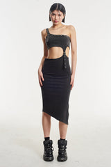 AKARI CUT OUT MIDI DRESS  - VIA THE RAGGED PRIEST | Only €86 | NOW AVAILABLE TO SHOP at IAMINHATELOVE