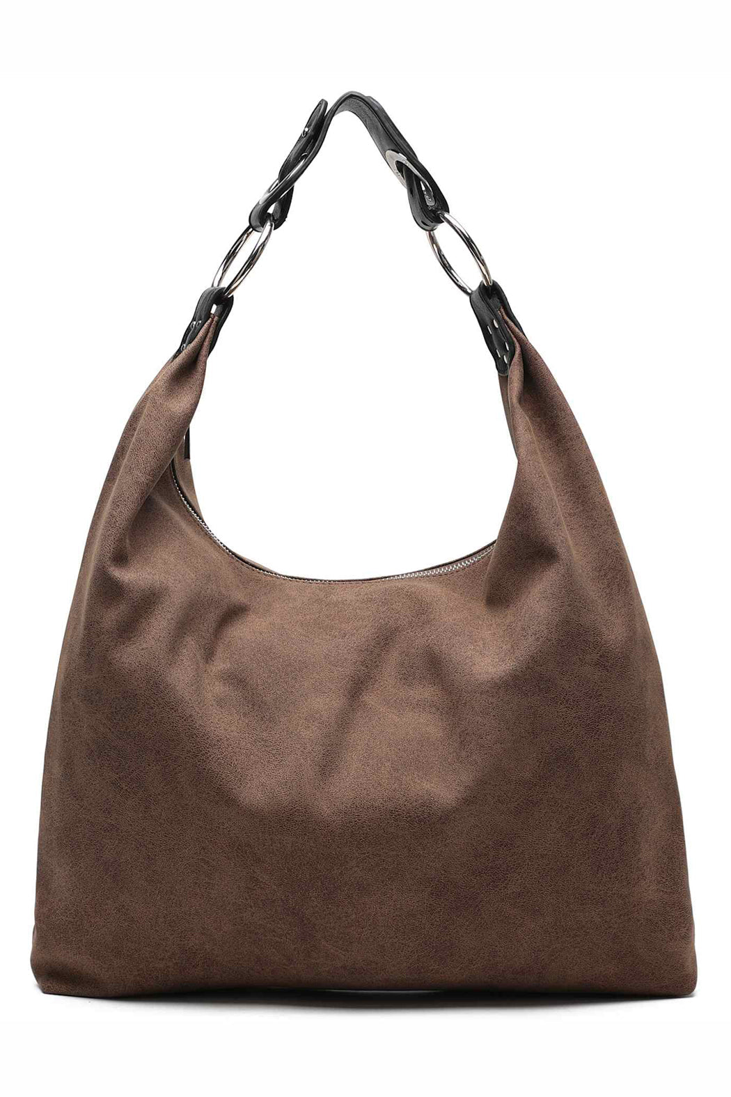 STEVIE SHOULDER BAG - VEGAN LEATHER | COFFEE BROWN  - VIA SILFEN STUDIO | Only €99 | NOW AVAILABLE TO SHOP at IAMINHATELOVE