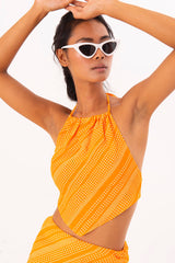 THE ORANGE ZEST HANDKERCHIEF TOP  - VIA CURATED BY | Only €21.60 | NOW AVAILABLE TO SHOP at IAMINHATELOVE